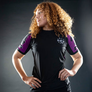 Rashguard Half Sumo Sugoi Ranked Fioletowe-Combat Arena