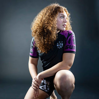 Rashguard Half Sumo Sugoi Ranked Fioletowe-Combat Arena