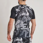 Rashguard Leone IUTER Barbed Wire AB06IU Czarny-Combat Arena