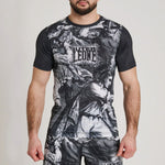 Rashguard Leone IUTER Barbed Wire AB06IU Czarny-Combat Arena