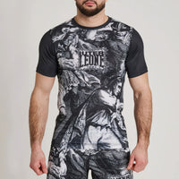 Rashguard Leone IUTER Barbed Wire AB06IU Czarny-Combat Arena