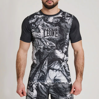 Rashguard Leone IUTER Barbed Wire AB06IU Czarny-Combat Arena