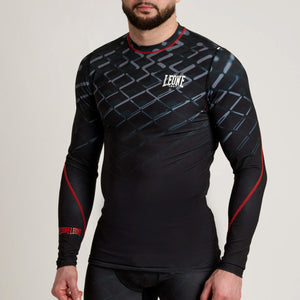 Rashguard Leone MMA Cage AB973 Ciemnoszary-Combat Arena