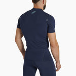 Rashguard Leone Primal Instinct AB917 maniche corte Blu-Combat Arena