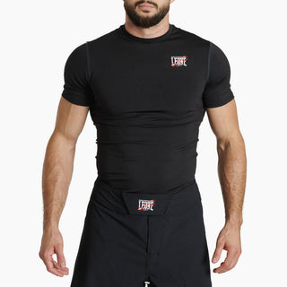 Rashguard Leone Primal Instinct AB917 maniche corte Nero-Combat Arena