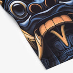 Rashguard Manto Barong maniche corte Nero-Combat Arena