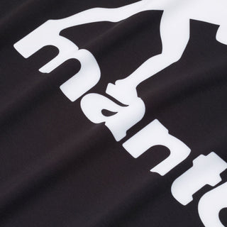 Rashguard Manto Logo Podwójny z krótkim rękawem Czarny-Combat Arena
