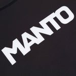 Rashguard Manto Logo Podwójny z krótkim rękawem Czarny-Combat Arena