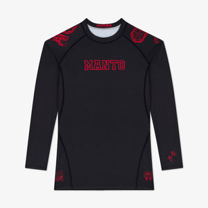 Rashguard Manto Miko długi rękaw Czarny-Combat Arena