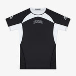 Rashguard Manto Ranked 25 maniche corte Bianco-Combat Arena