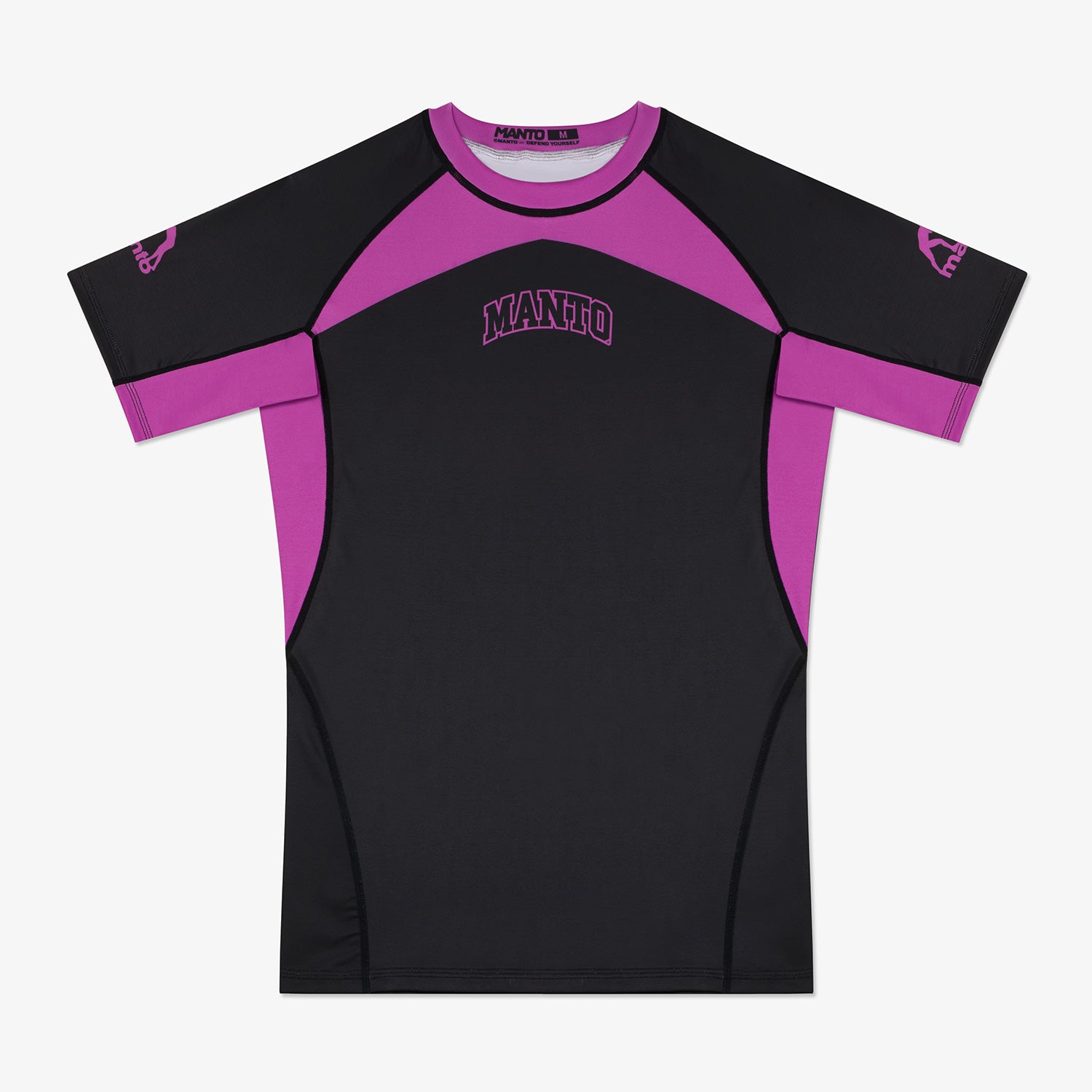 Rashguard Manto Ranked 25 krótki rękaw Fioletowy - Combat Arena