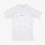Rashguard Manto Shield maniche corte Bianco-Combat Arena