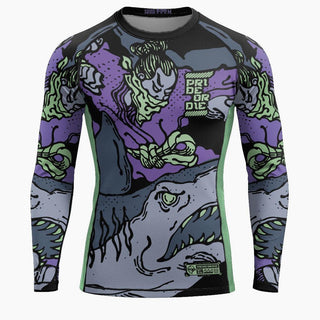 Rashguard Pride or Die Dangerous Water V2 maniche lunghe-Combat Arena