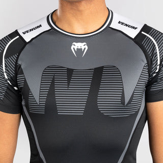 Rashguard Venum Adrenaline krótkie rękawy Czarny-szary 