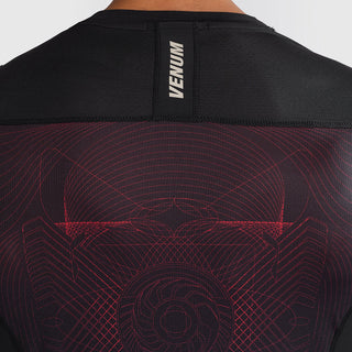 Rashguard Venum G-Fit Air długi rękaw Czarny-czerwony 
