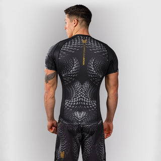 Rashguard Venum Matupa krótki rękaw Czarny-szary-Combat Arena