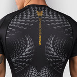 Rashguard Venum Matupa krótki rękaw Czarny-szary-Combat Arena