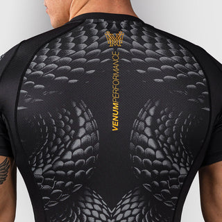 Rashguard Venum Matupa krótki rękaw Czarny-szary-Combat Arena