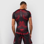 Rashguard Venum Matupa krótki rękaw czarno-czerwony-Combat Arena