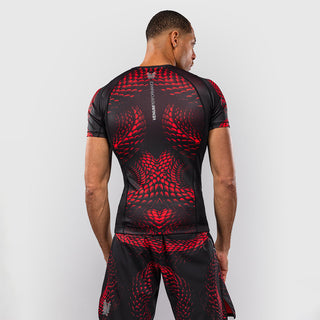 Rashguard Venum Matupa krótki rękaw czarno-czerwony-Combat Arena