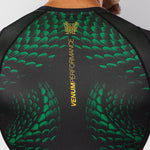 Rashguard Venum Matupa krótki rękaw Czarny-zielony-Combat Arena