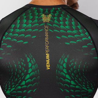 Rashguard Venum Matupa krótki rękaw Czarny-zielony-Combat Arena