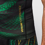 Rashguard Venum Matupa krótki rękaw Czarny-zielony-Combat Arena