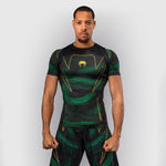 Rashguard Venum Matupa krótki rękaw Czarny-zielony-Combat Arena