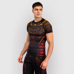 Rashguard Venum Quetzal Fury krótki rękaw czarno-czerwony 