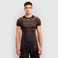 Rashguard Venum Quetzal Fury krótki rękaw Czarny-czerwony-Combat Arena