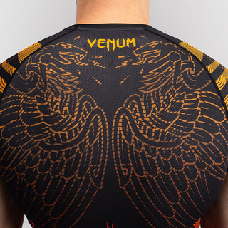 Rashguard Venum Quetzal Fury krótki rękaw czarno-czerwony 