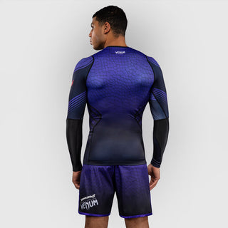 Rashguard Venum Tekken 8 Kazuya długi rękaw Czarny-fioletowy-Combat Arena