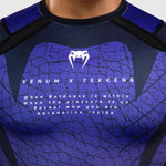 Rashguard Venum Tekken 8 Kazuya długi rękaw Czarny-fioletowy-Combat Arena
