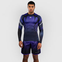 Rashguard Venum Tekken 8 Kazuya długi rękaw Czarny-fioletowy-Combat Arena