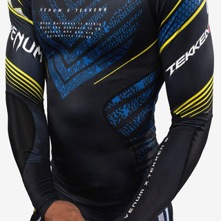 Rashguard Venum Tekken 8 King długie rękawy Czarny-żółty-Combat Arena