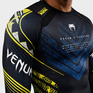 Rashguard Venum Tekken 8 King długie rękawy Czarny-żółty-Combat Arena