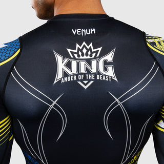 Rashguard Venum Tekken 8 King długie rękawy Czarny-żółty-Combat Arena