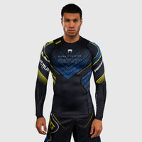 Rashguard Venum Tekken 8 King długie rękawy Czarny-żółty-Combat Arena