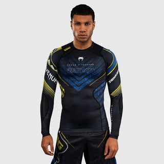 Rashguard Venum Tekken 8 King długie rękawy Czarny-żółty-Combat Arena