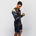 Rashguard Venum Tekken 8 Yoshimitsu długi rękaw czarno-pomarańczowy-Combat Arena