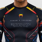 Rashguard Venum Tekken 8 Yoshimitsu długi rękaw czarno-pomarańczowy-Combat Arena
