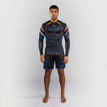 Rashguard Venum Tekken 8 Yoshimitsu długi rękaw czarno-pomarańczowy-Combat Arena