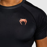 Rashguard Venum Thunder Dragon maniche corte Nero-Combat Arena
