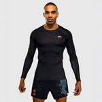 Rashguard Venum Thunder Dragon długi rękaw Czarny-Combat Arena