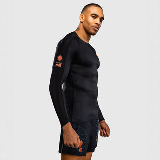Rashguard Venum Thunder Dragon długi rękaw Czarny-Combat Arena