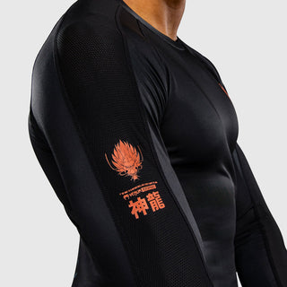Rashguard Venum Thunder Dragon długi rękaw Czarny-Combat Arena