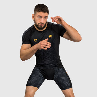 Rashguard Venum x Chimaev Wild Borz krótkie rękawy Czarny-Combat Arena