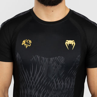 Rashguard Venum x Chimaev Wild Borz krótkie rękawy Czarny-Combat Arena