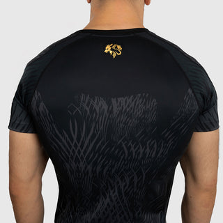 Rashguard Venum x Chimaev Wild Borz krótkie rękawy Czarny-Combat Arena