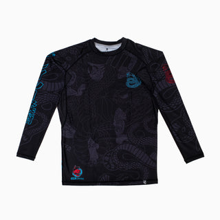 Rashguard Half Sumo Black Mamba Neon długi rękaw 